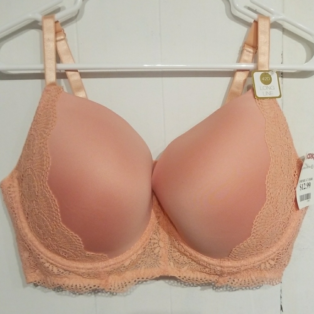 NWT Adrienne Vittadini 42D Longline Bra